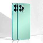 Ultra Thin Electroplated Frosted TPU Phone Case For iPhone 12 Pro(Light Green)