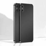 Ultra Thin Electroplated Frosted TPU Phone Case For iPhone X(Black)