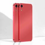 Ultra Thin Electroplated Frosted TPU Phone Case For iPhone XR(Red)
