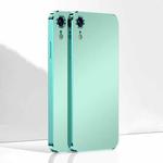 Ultra Thin Electroplated Frosted TPU Phone Case For iPhone XR(Light Green)