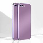 Ultra Thin Electroplated Frosted TPU Phone Case For iPhone 8 Plus / 7 Plus(Purple)