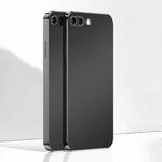 Ultra Thin Electroplated Frosted TPU Phone Case For iPhone 8 Plus / 7 Plus(Black)