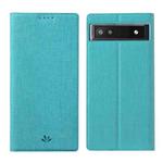 For Google Pixel 6a ViLi DMX Series Shockproof Magnetic Flip Leather Phone Case(Blue)