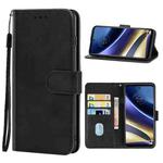 For Motorola Moto G52j 5G Leather Phone Case(Black)