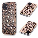 For iPhone 11 Plating Marble Pattern Soft TPU Protective Case(Leopard)
