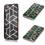 For iPhone 7 / 8 Plating Marble Pattern Soft TPU Protective Case(Green)