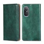 For Huawei nova 9 SE 4G Gloss Oil Solid Color Magnetic Flip Leather Phone Case(Green)