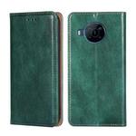 For Nokia X100 Gloss Oil Solid Color Magnetic Flip Leather Phone Case(Green)
