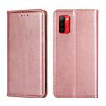 For Ulefone Note 12P Gloss Oil Solid Color Magnetic Flip Leather Phone Case(Rose Gold)
