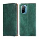 For Ulefone Note 13P Gloss Oil Solid Color Magnetic Flip Leather Phone Case(Green)