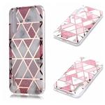 For Xiaomi Mi CC9e / Mi A3 Plating Marble Pattern Soft TPU Protective Case(Pink)