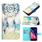 3D Painting Horizontal Flip Leather Case For iPhone 6s/6/7/8/SE 2020/SE 2022 (Dream Wind Chimes)