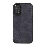 For Xiaomi Redmi Note 11 / Note 11S 4G Brugg Texture PU Shockproof Phone Case(Black)