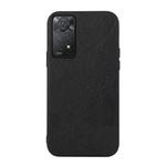 For Xiaomi Redmi Note 11 Pro Falette Texture PU Shockproof Phone Case(Black)