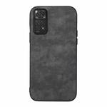 For Xiaomi Redmi Note 11 / Note 11S 4G Morocco Texture PU Shockproof Phone Case(Black)