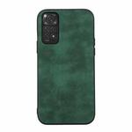 For Xiaomi Redmi Note 11 / Note 11S 4G Morocco Texture PU Shockproof Phone Case(Green)