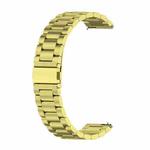 For Huawei GT 3 Pro 43mm Three-bead Metal Steel Watch Band(Gold)