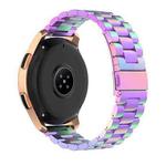 For Huawei GT 3 Pro 46mm Three-bead Metal Steel Watch Band(Colorful)