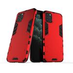For iPhone 11 Pro Simple Style Shockproof PC + TPU Case(Red)