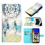 For Xiaomi Poco M4 Pro 4G 3D Painting Horizontal Flip Leather Case(Dream Wind Chimes)
