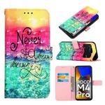 For Xiaomi Poco M4 Pro 4G 3D Painting Horizontal Flip Leather Case(Chasing Dreams)