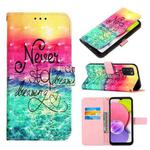 For Samsung Galaxy A03S US 165.8mm 3D Painting Horizontal Flip Leather Case(Chasing Dreams)