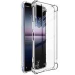 For Sony Xperia 1 IV imak All-inclusive Shockproof Airbag TPU Case with Screen Protector(Transparent)