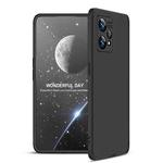 For OPPO Realme 9 Pro+ GKK Three Stage Splicing Full Coverage PC Case(Black)