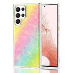 For Samsung Galaxy S22 Ultra 5G Electroplating Shell Texture Phone Case(Rainbow)