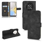 For Honor X9 5G/X30/Magic4 Lite Skin Feel Magnetic Flip Leather Phone Case(Black)