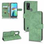 For Blackview A50 Skin Feel Magnetic Flip Leather Phone Case(Green)