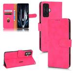 For Xiaomi Poco F4 GT/Redmi K50 Gaming Skin Feel Magnetic Flip Leather Phone Case(Rose Red)