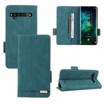 For TCL 10 Pro Magnetic Clasp Flip Leather Phone Case(Green)