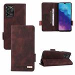 For ZTE Blade V2020/V30 Vita Magnetic Clasp Flip Leather Phone Case(Brown)