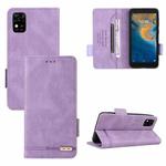 For ZTE Biade A31 Magnetic Clasp Flip Leather Phone Case(Purple)