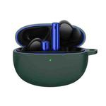 For Realme Buds Air 3 Silicone Earphone Protective Case with Hook(Dark Green)