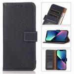 For iPhone 14 Plus Litchi Texture Horizontal Flip Leather Phone Case  (Blue)