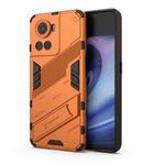 For OnePlus Ace 5G Punk Armor PC + TPU Phone Case with Holder(Orange)
