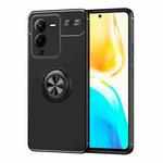 For vivo S15 Pro Metal Ring Holder TPU Phone Case(Black)