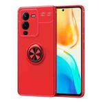 For vivo S15 Metal Ring Holder TPU Phone Case(Red)