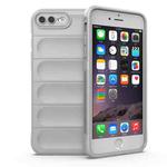 For iPhone SE 2022 / SE 2020 / 8 / 7 Magic Shield TPU + Flannel Phone Case(Grey)