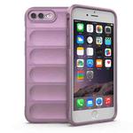 For iPhone SE 2022 / SE 2020 / 8 / 7 Magic Shield TPU + Flannel Phone Case(Purple)