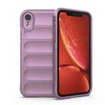 For iPhone XR Magic Shield TPU + Flannel Phone Case(Purple)