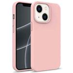 For iPhone 14 Plus Starry Series Shockproof Straw Material + TPU Protective Phone Case  (Pink)