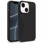 For iPhone 14 Plus Starry Series Shockproof Straw Material + TPU Protective Phone Case  (Black)