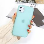 For iPhone 11 1.5mm Liquid Emulsion Translucent TPU case(Mint Green)