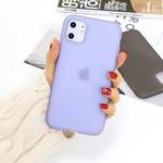 For iPhone 11 1.5mm Liquid Emulsion Translucent TPU case(Purple)