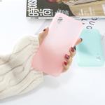 For Galaxy A2 Core 1.5mm Liquid Emulsion Translucent TPU case(Pink)