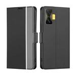 For Xiaomi Redmi K50 Gaming Twill Texture Side Button Leather Phone Case(Black)