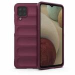 For Samsung Galaxy A12 4G/A12 5G Magic Shield TPU + Flannel Phone Case(Wine Red)